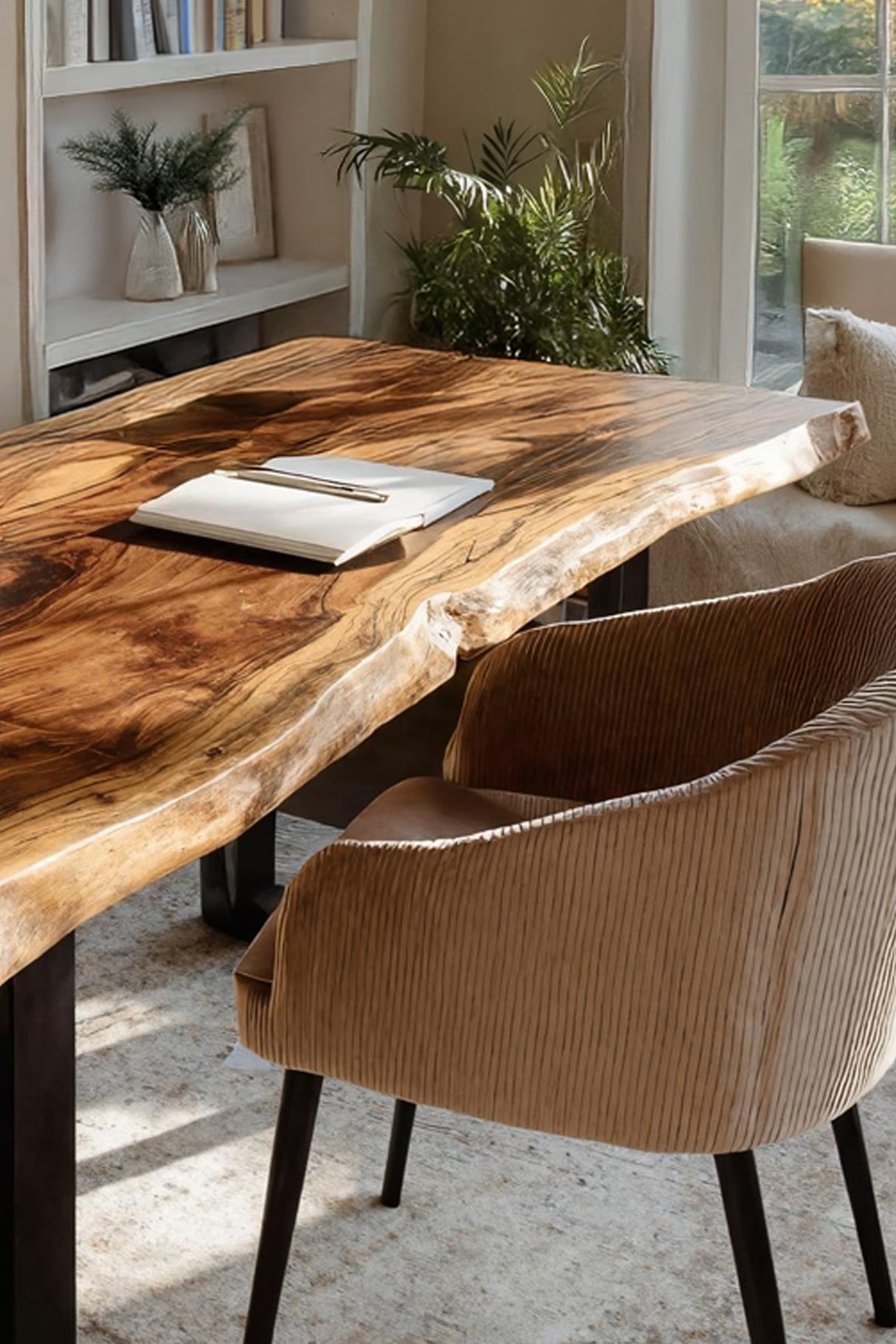 Farmhouse Solid Wood Desk For Classic Decor