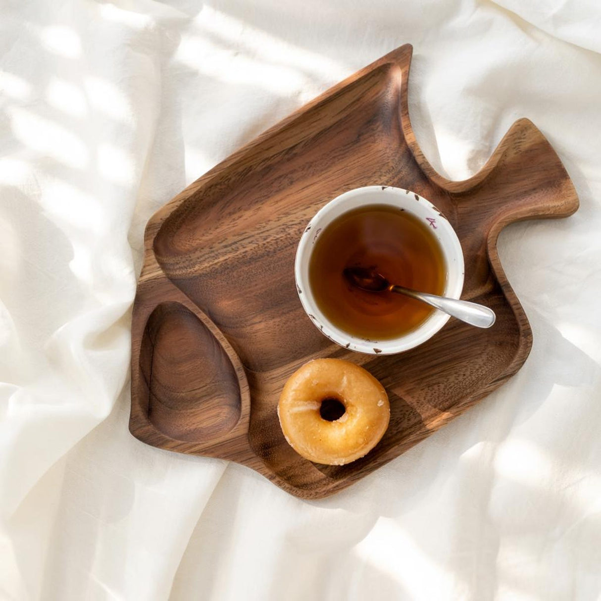 Playful Fish-Shaped Snack Tray For Breakfast Or Tea