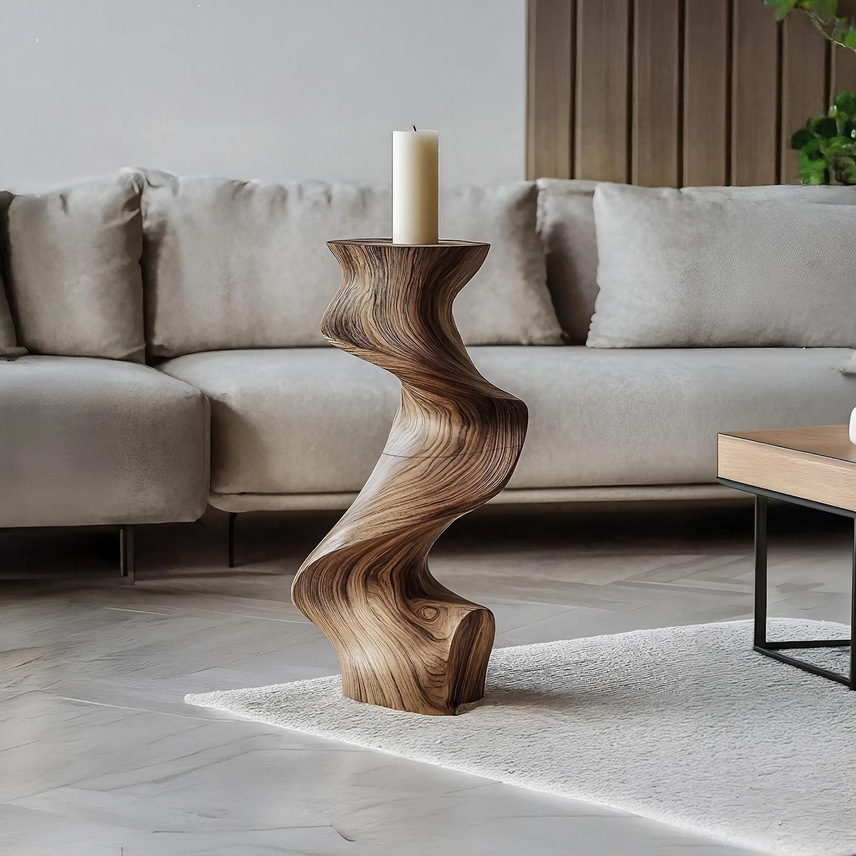 Farmhouse Candle Holder For Outdoor Garden Table Decor