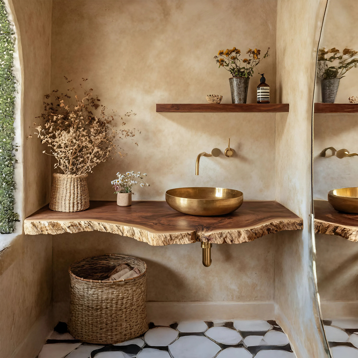 Farmhouse Style Floating Vanity For Modern Bathroom