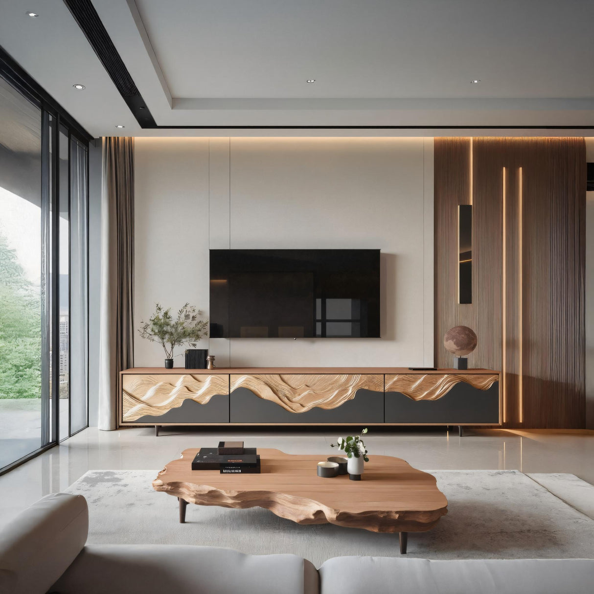 Mid Century TV Console For Furniture Styling