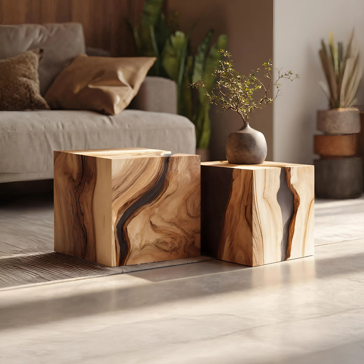 Mid Century Low Coffee Table For Furniture Decor Style – ET Woodcrafts