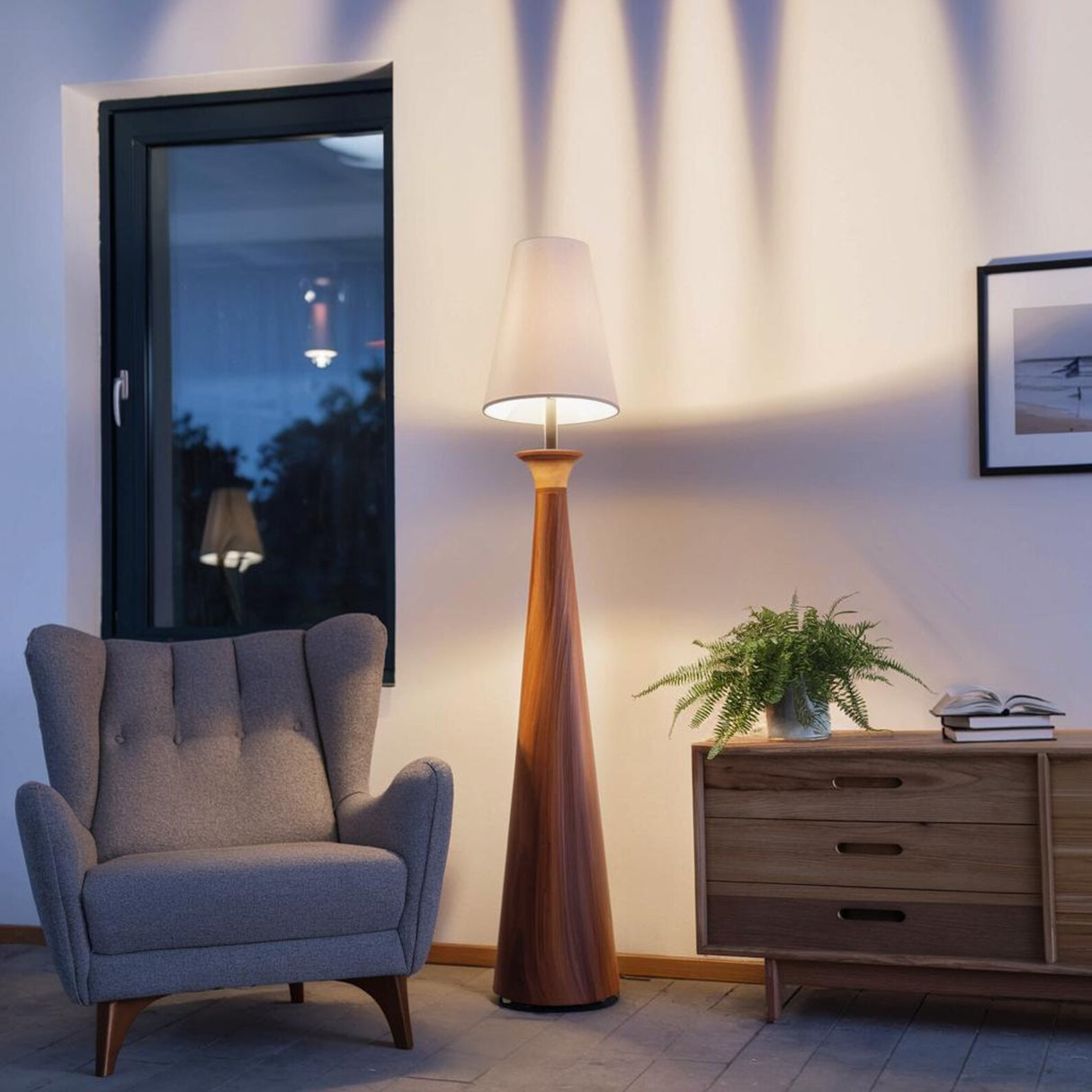 Modern Wood Table Lamps For Bedroom And Living Room