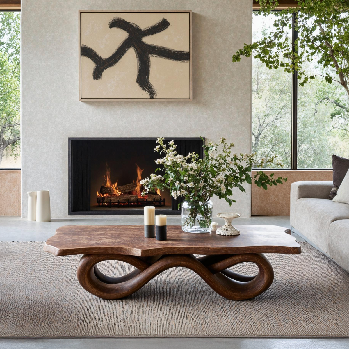 Mid Century Coffee Table For Living Room Furniture – ET Woodcrafts