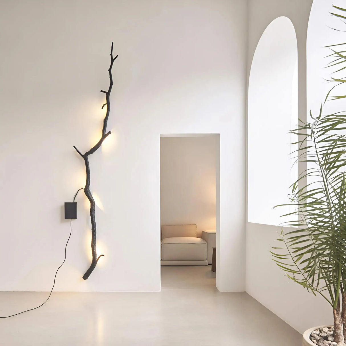 Minimalist Branch Wall Light For Hallway Or Living Room