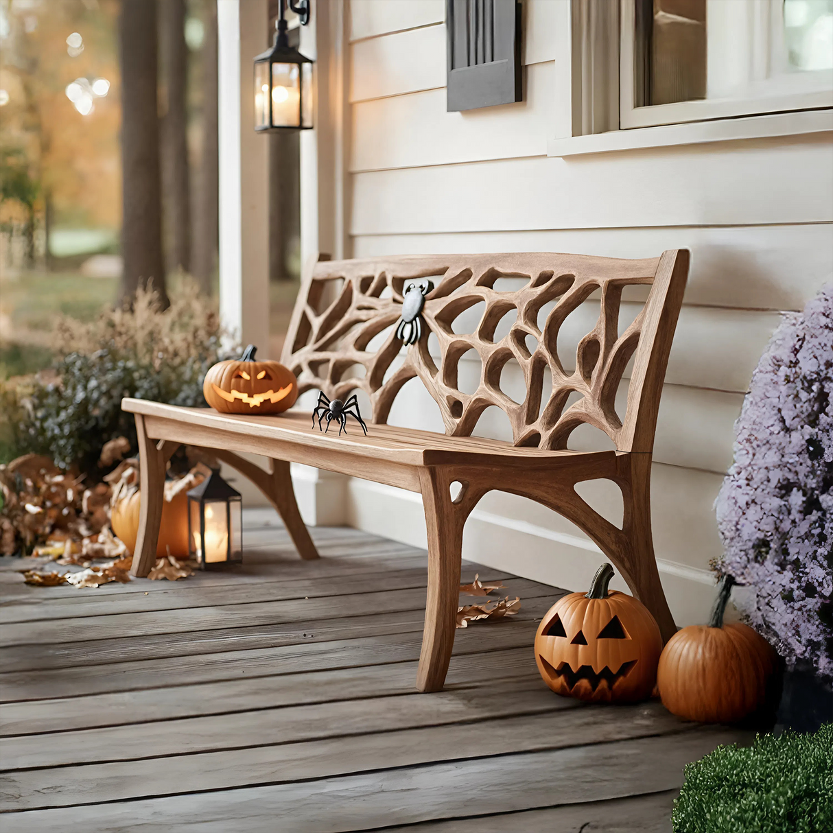 Mid Century Wooden Bench For Living Room And Entryway Furniture