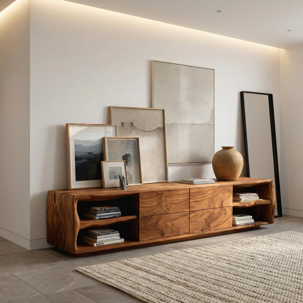 Modern Organic Sideboard Console Storage For Living Room