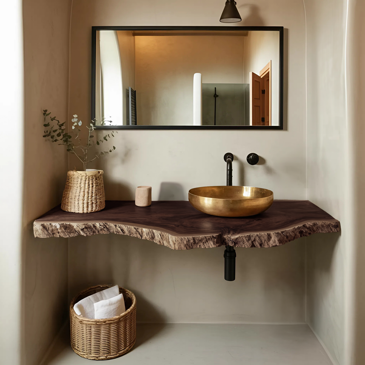 Farmhouse Style Floating Vanity For Modern Bathroom