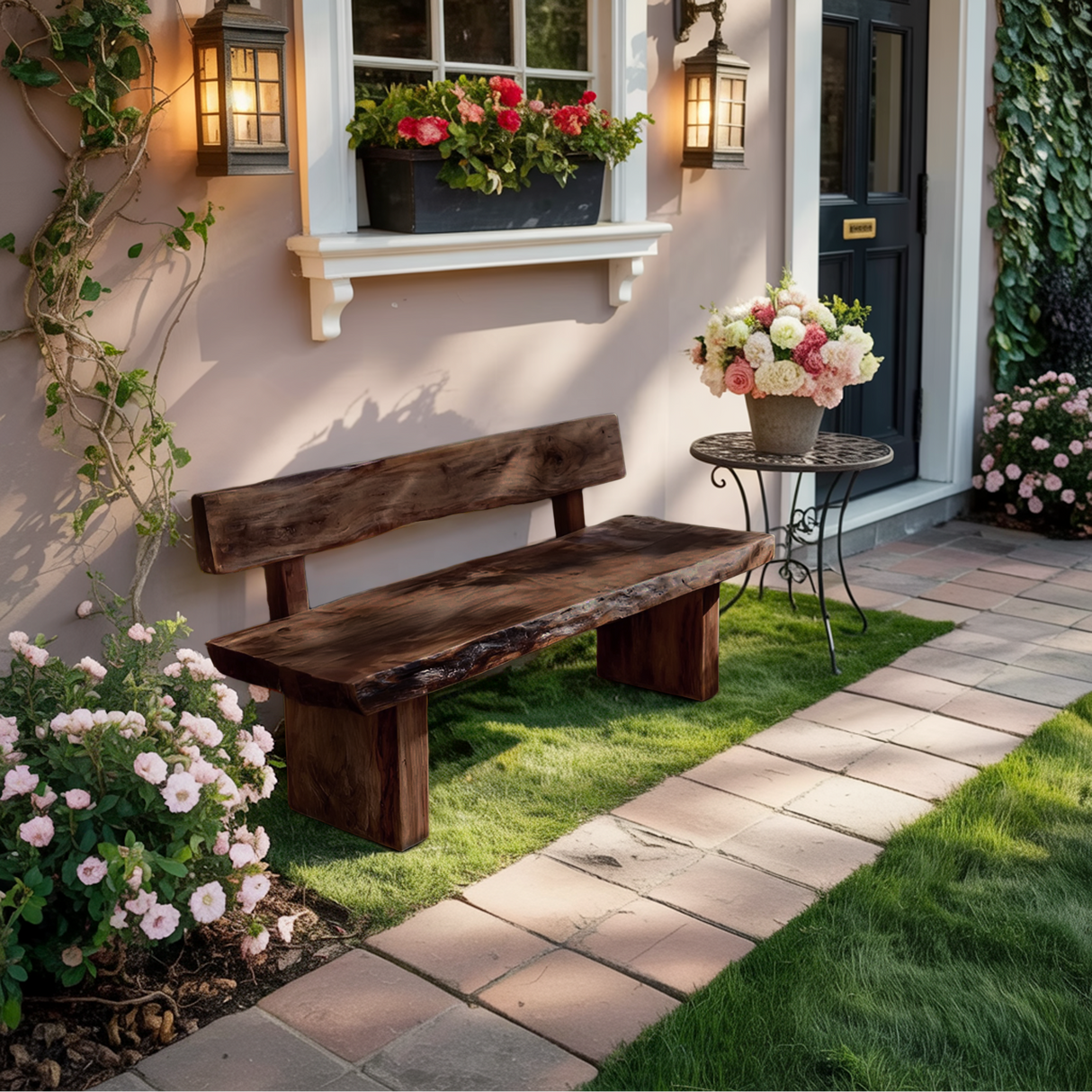 Minimal Outdoor Bench For Garden Furniture