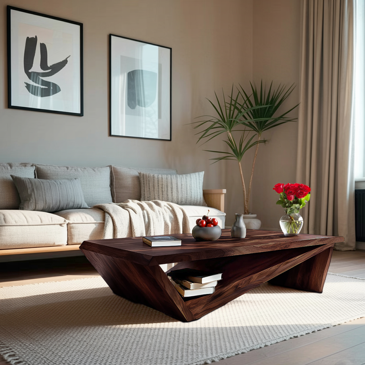 Contemporary Handmade Coffee Table For Home Interiors