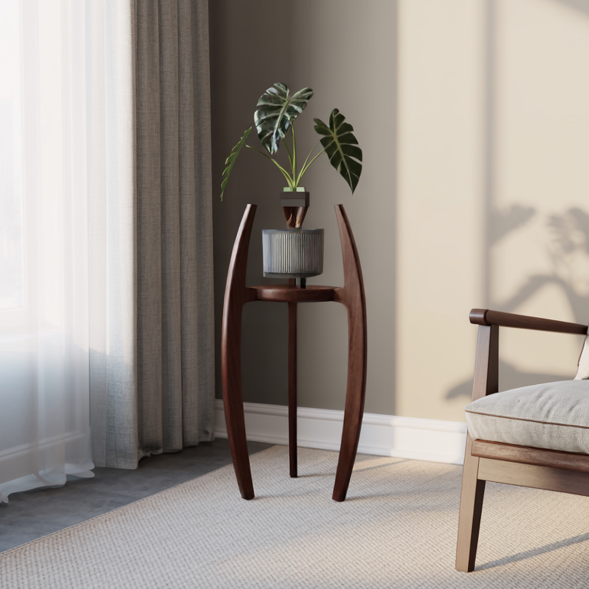 Modern Indoor Plant Stand For Flower Pot Display