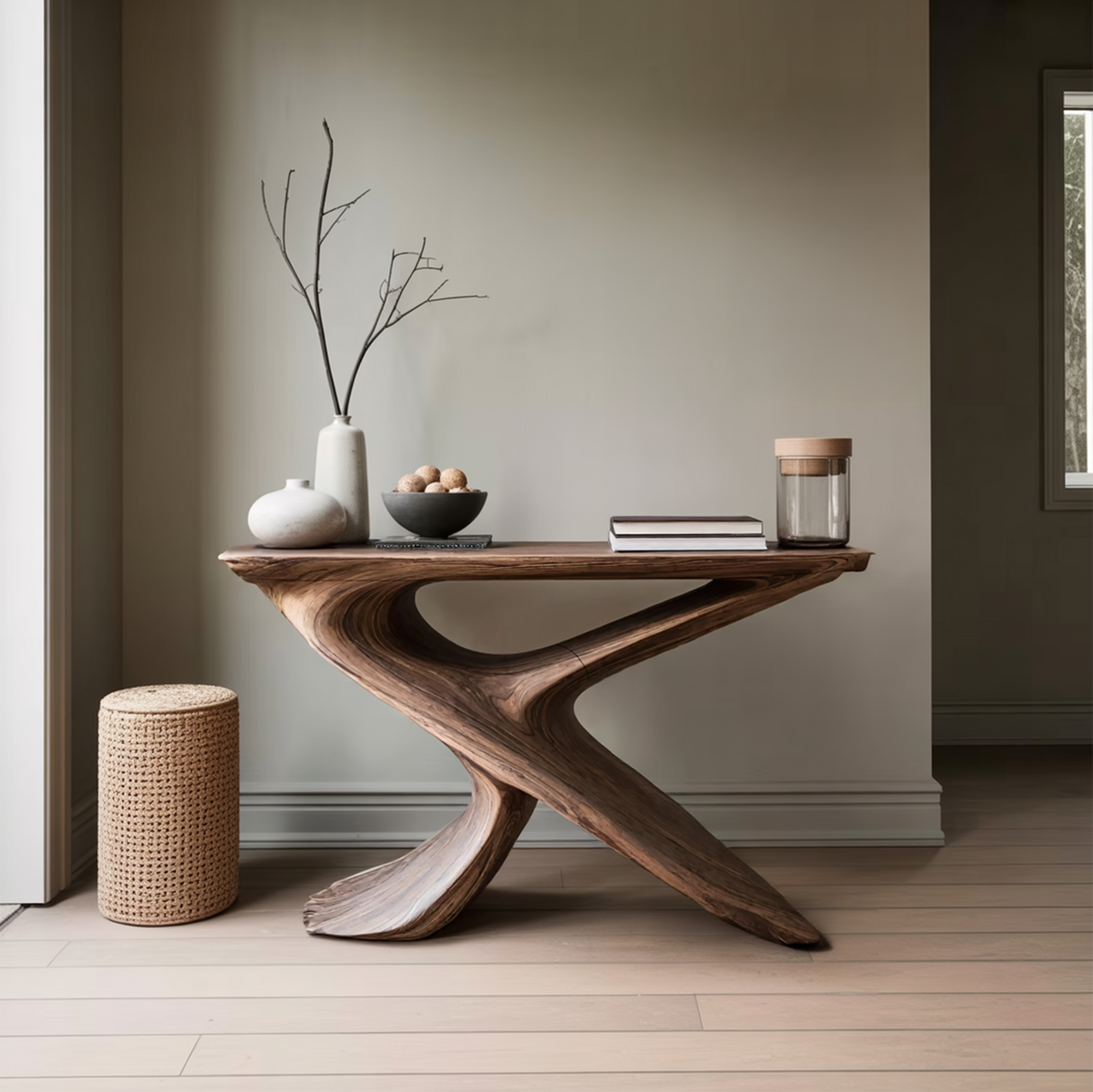 Handcrafted Entryway Table Furniture Decor