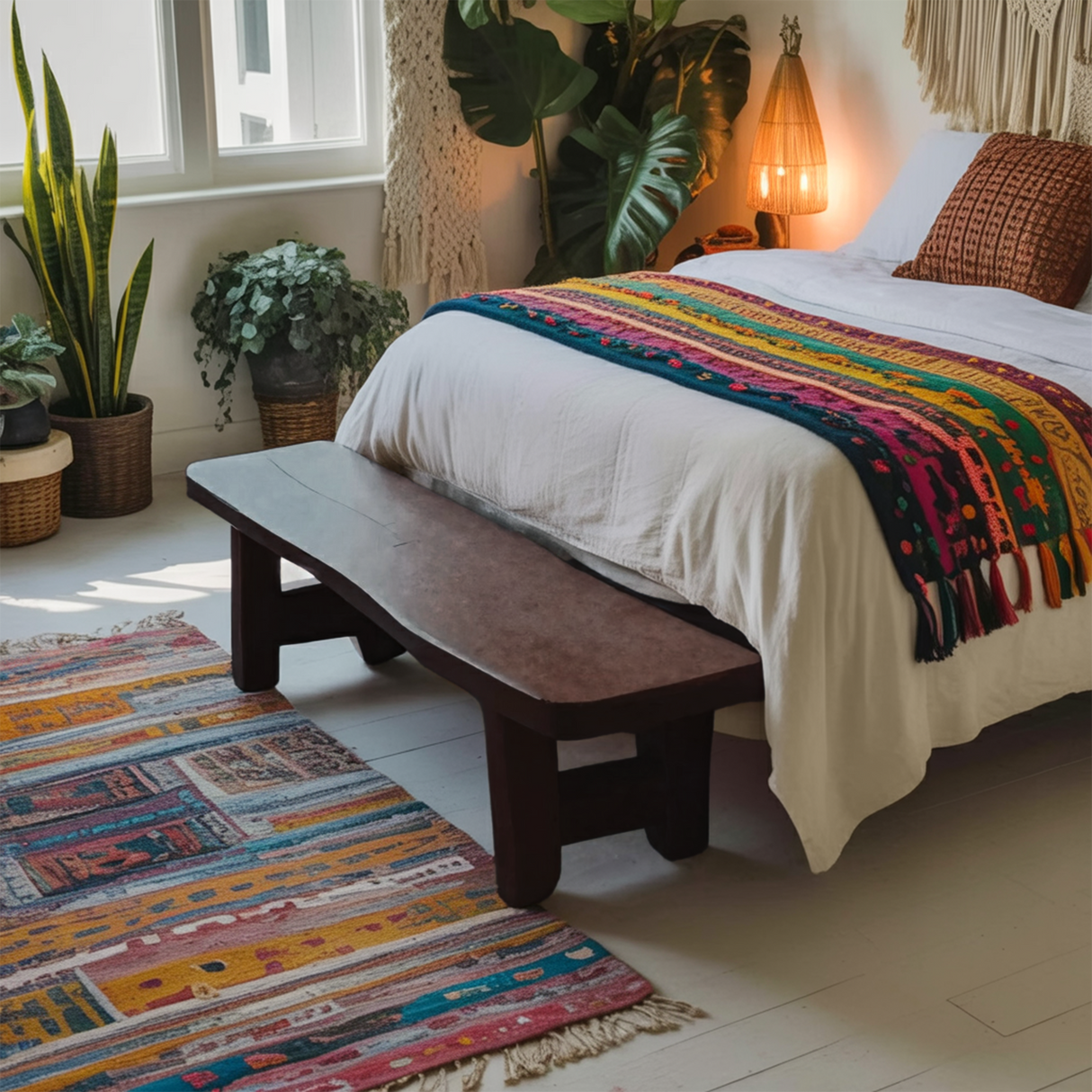 Minimalist End Of Bed Bench For Bedroom Entryway