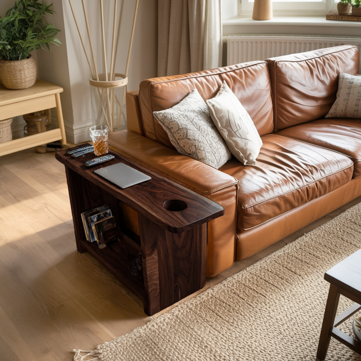 Rustic Farmhouse Side Table For Cozy Living Space
