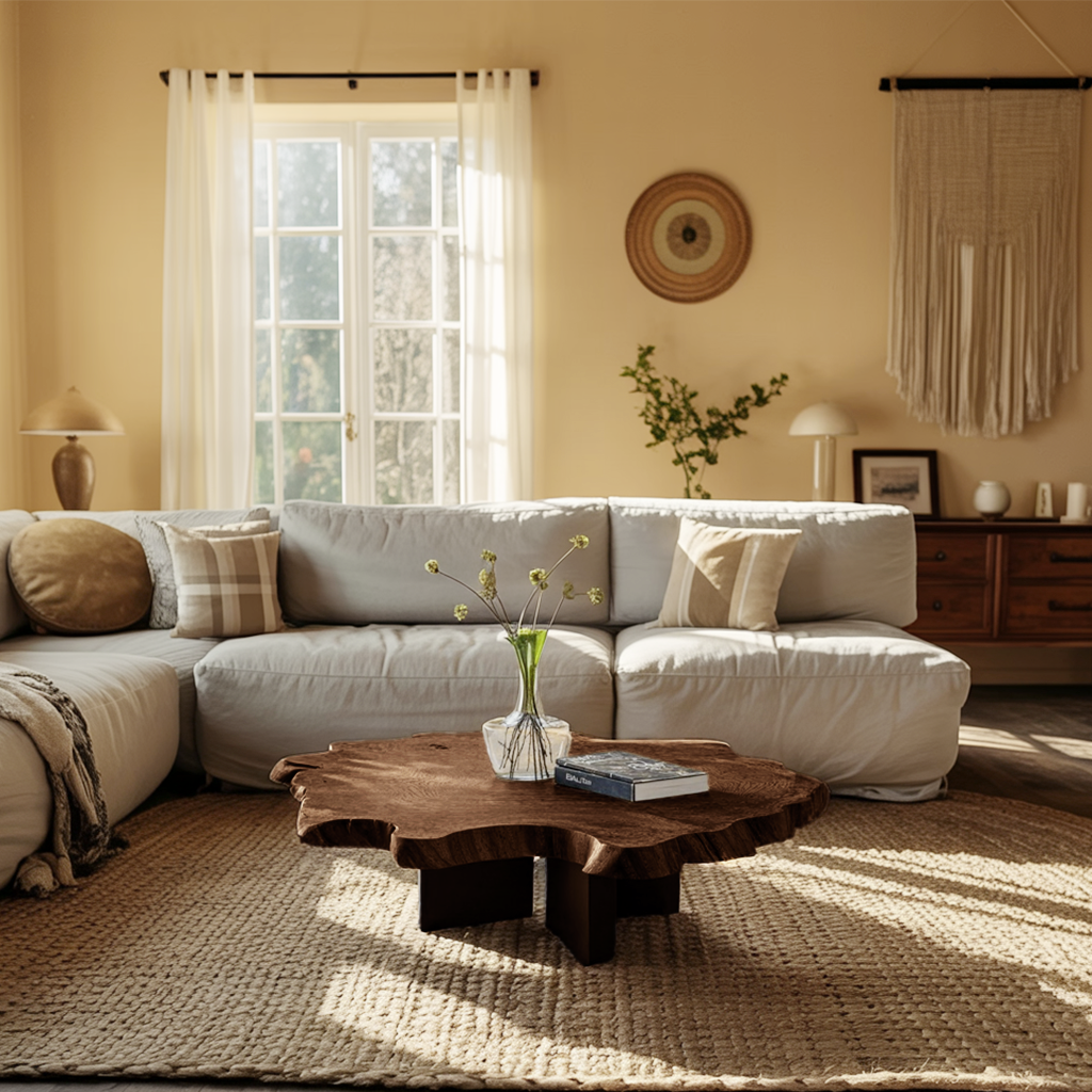 Farmhouse Low Table For Country Style Interiors