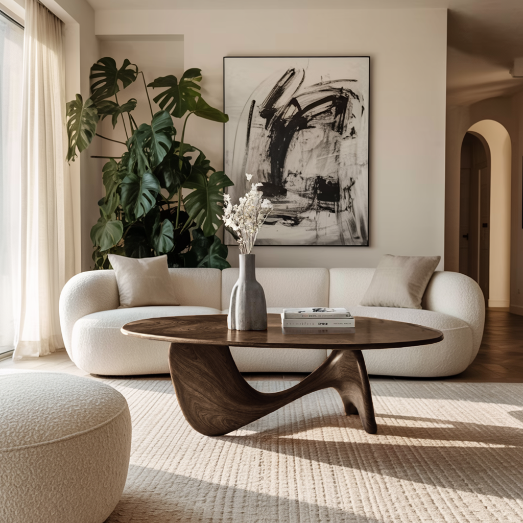 Mid Century Wood Table For Functional Room Decor