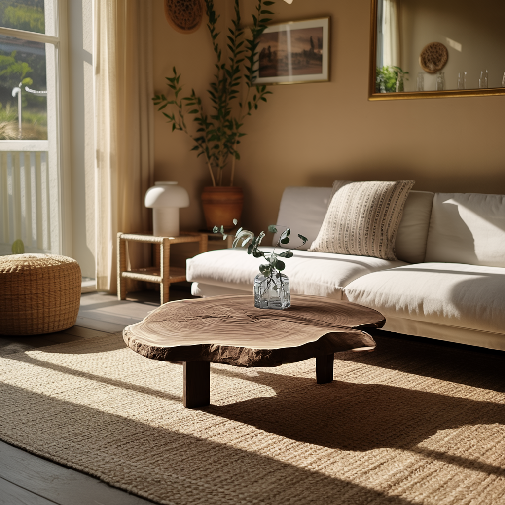 Farmhouse Solid Wood Table For Living Room Use