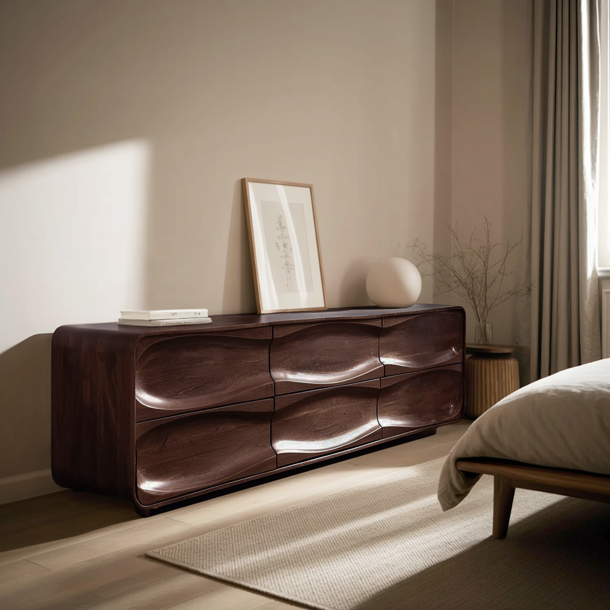 Handcrafted Storage Cabinet For Living Room