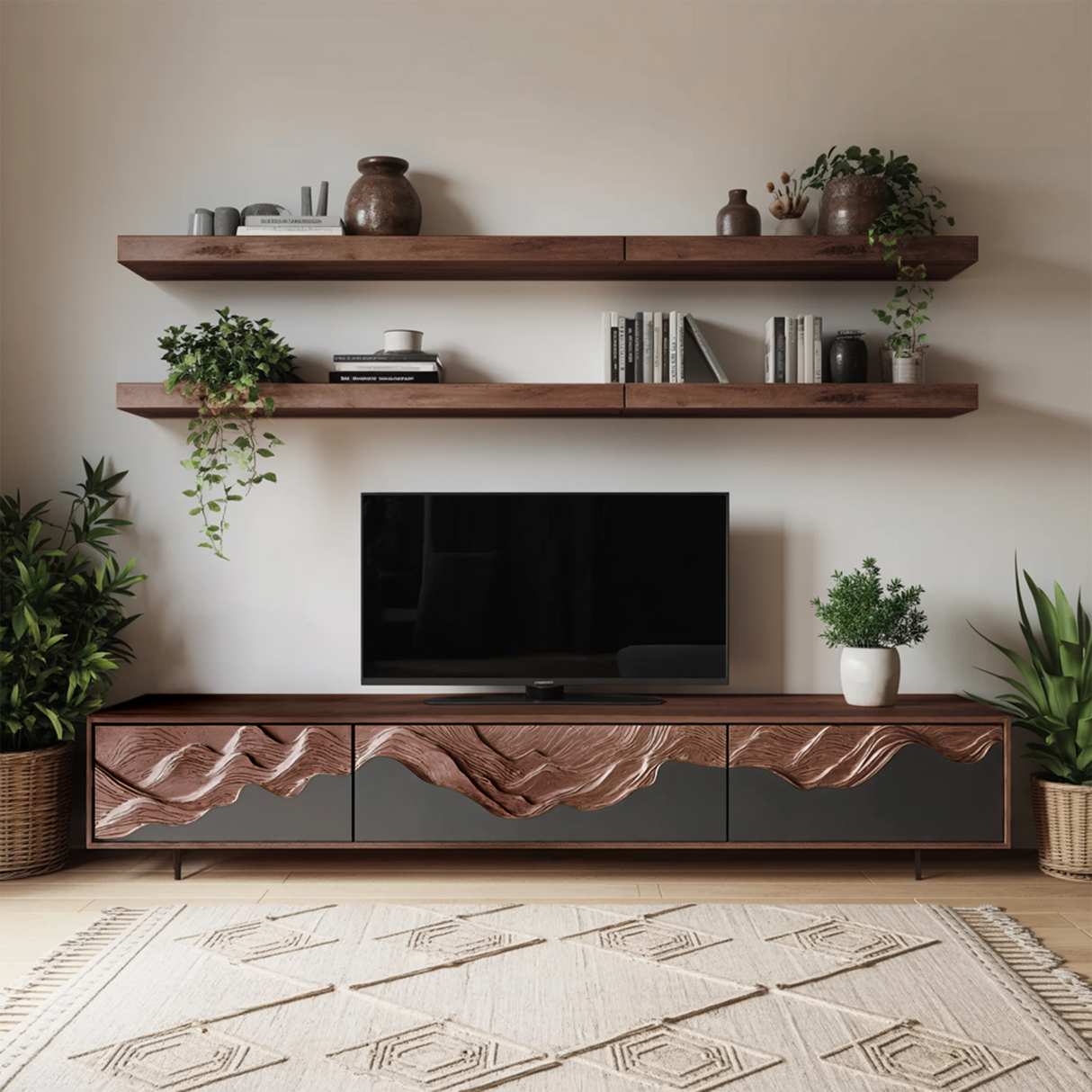 Mid Century TV Console For Furniture Styling