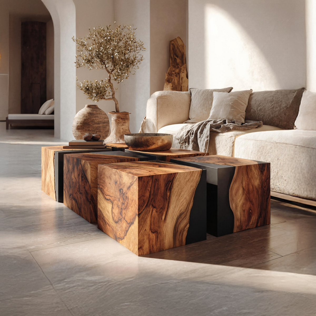 Modern Low Coffee Table For Small Living Room Spaces – ET Woodcrafts