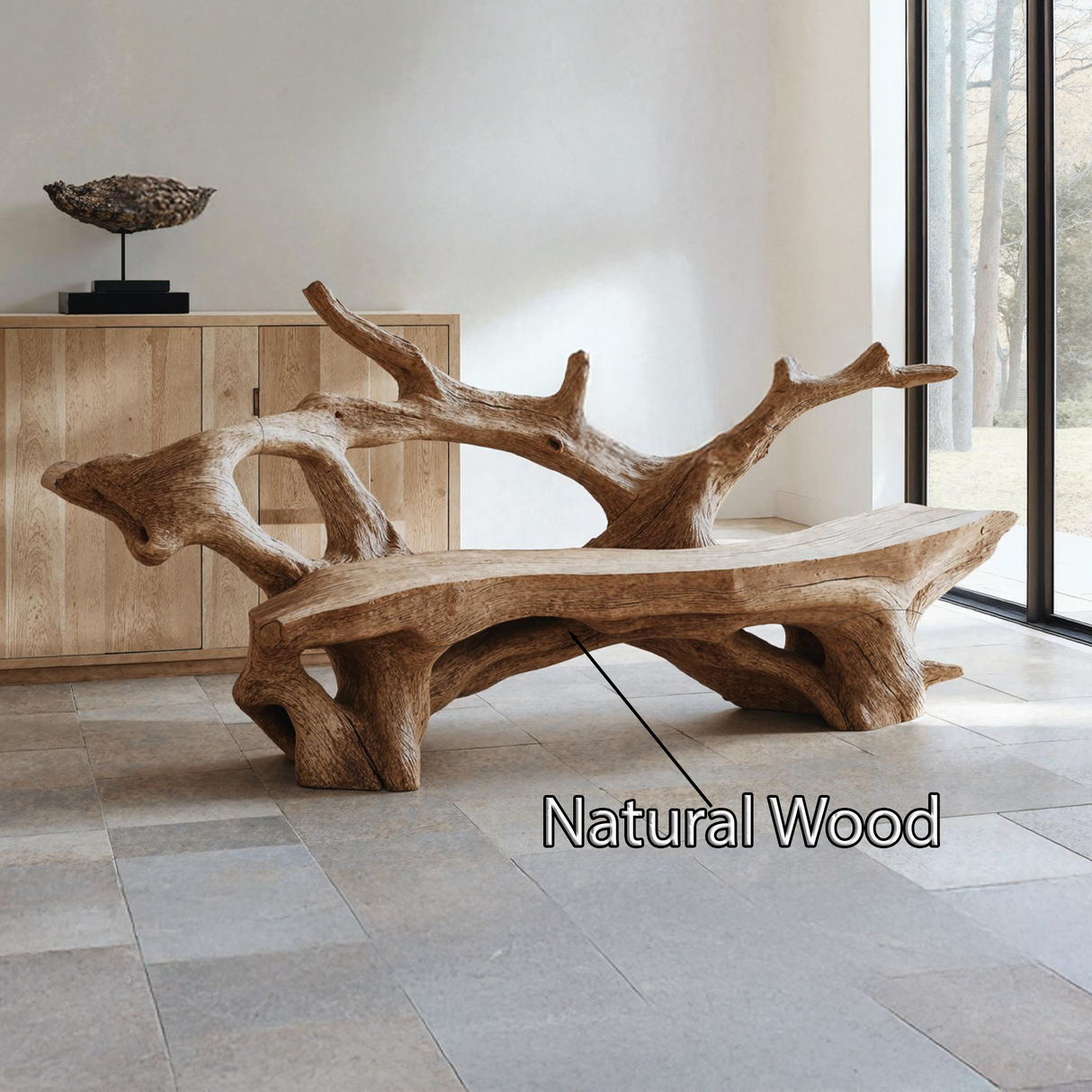 Farmhouse Live Edge Bench Outdoor Decor For Unique Garden Spaces