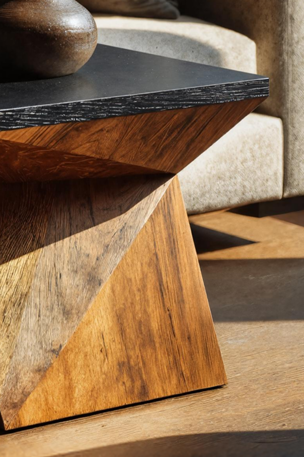 Mid Century Live Edge Side Table For Furniture Decor Ideas