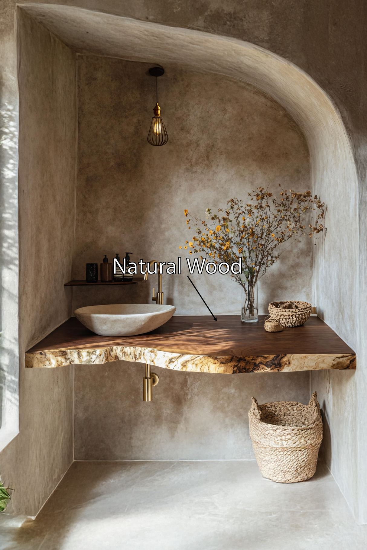Mid Century Floating Vanity For Stylish Bathroom