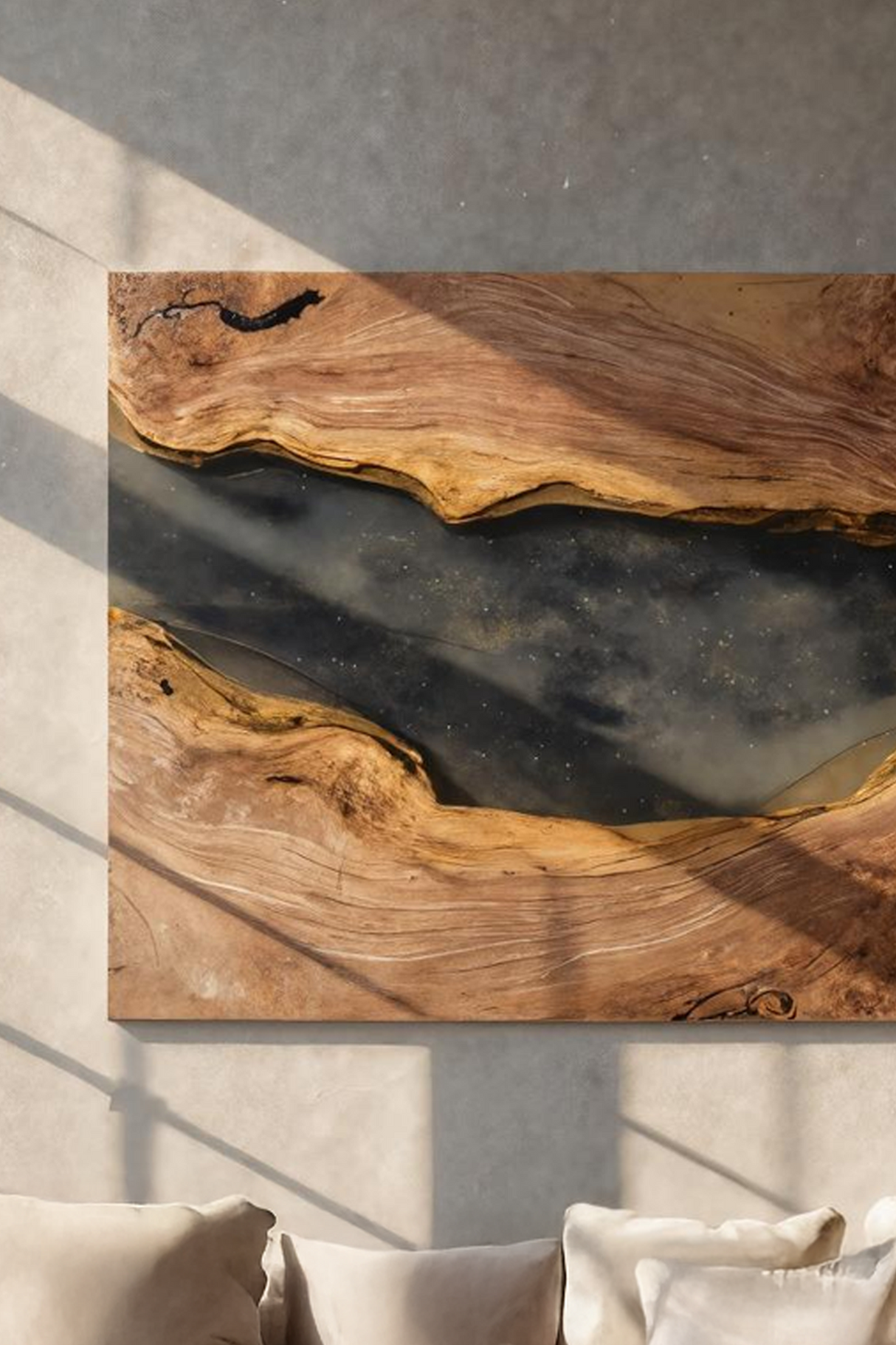 Handcrafted Solid Wood Wall Art For Bedroom Decor