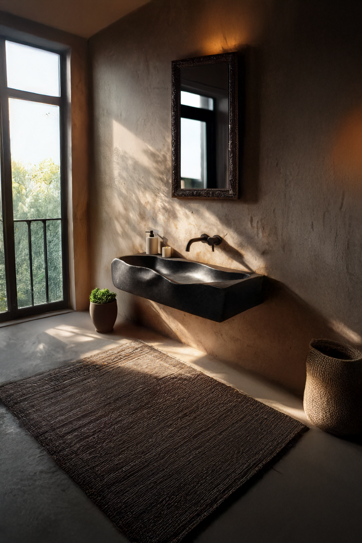 Handcrafted Live Edge Wood Vanity Sink For One Of A Kind Bathroom Decor