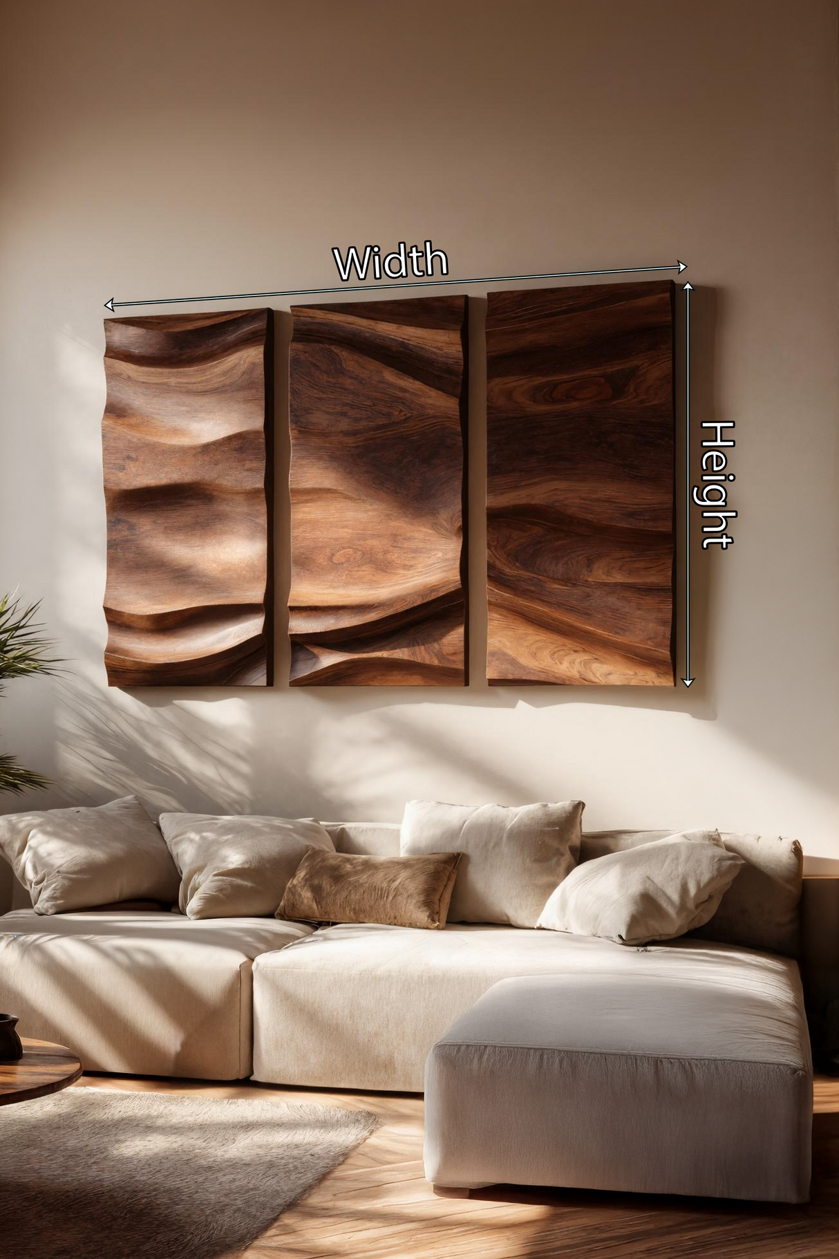 Handcrafted Solid Wood Wall Art For Modern Home