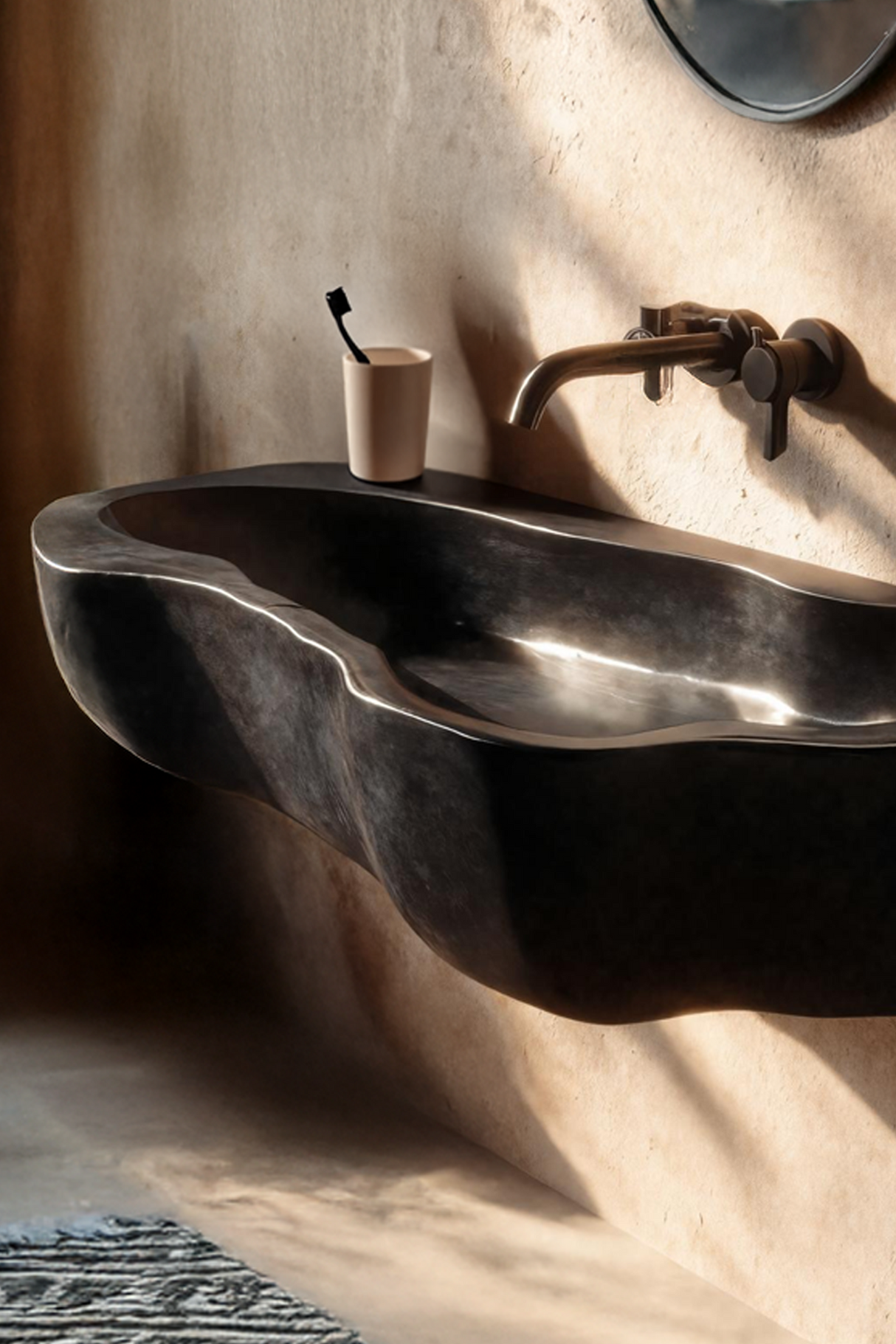 Handcrafted Solid Wood Wash Basin For Sustainable Bathroom Furniture