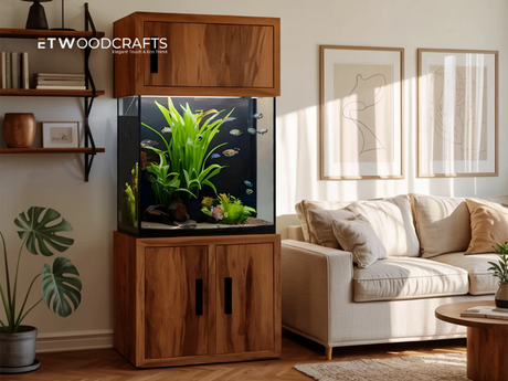 Center Table with Aquarium - The Ultimate Combination of Style and Serenity