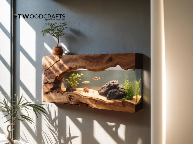 Aquarium Table Wooden - A Harmonious Fusion of Nature and Artistry