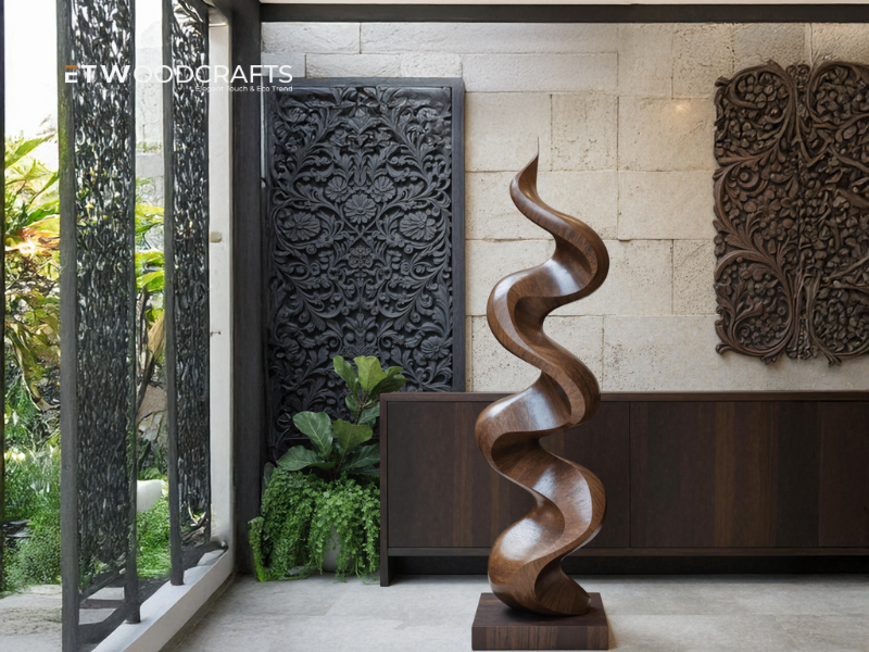 What is an example of an abstract sculpture?