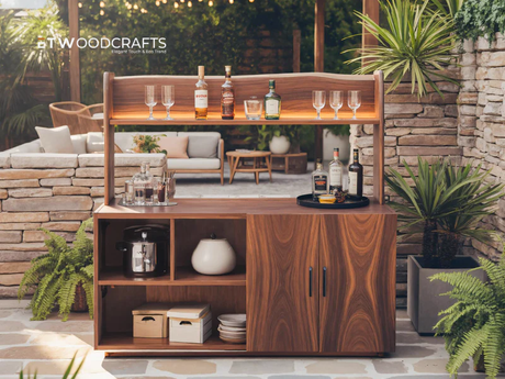 Outdoor Bar Table With Storage - Elevate Your Outdoor Living Experience