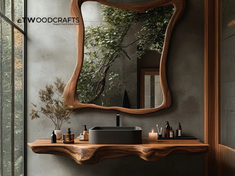 Mid Century Wood Bathroom Vanity - A Timeless Touch of Elegance
