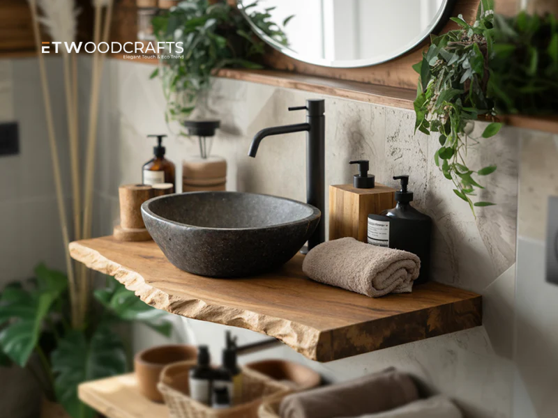 Live Edge Floating Vanity - Bringing Natural Elegance To Your Space