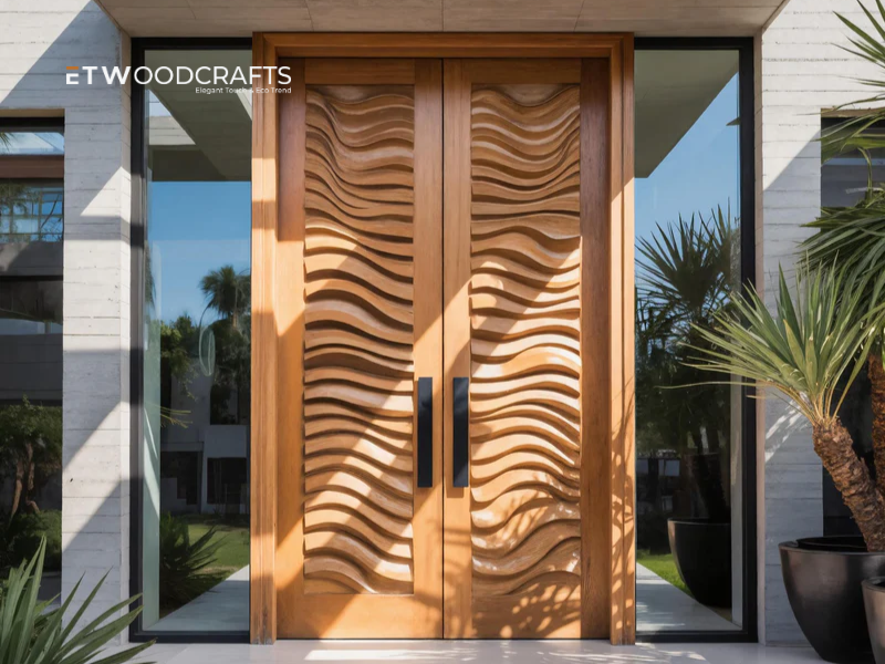 Interior Double Doors For Bedroom - Opening Into Personal Space