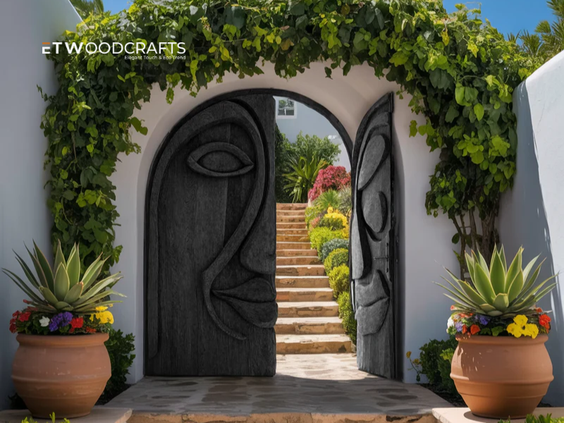 Black Double Entry Doors - Sophisticated Charm for Your Entrance – ET ...