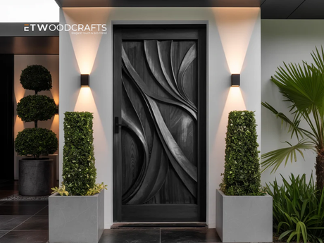 Homes With Black Garage Doors - Stylish Contrast for Modern Appeal
