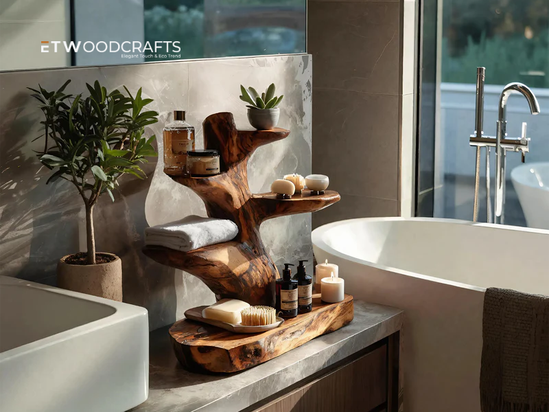 Wood Bathroom Shelves - A Stylish and Practical Addition to Your Bathroom