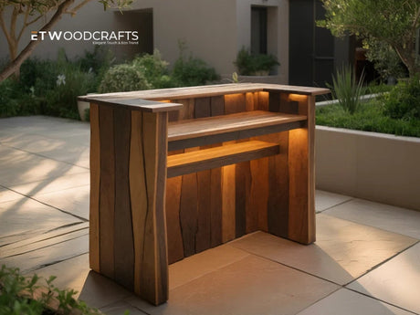 Live Edge Wood Kitchen Island - A Beautiful Fusion of Functionality