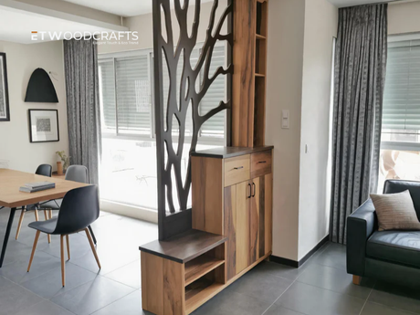 Floor to Ceiling Shelf Room Divider -  Stylish for Your Space