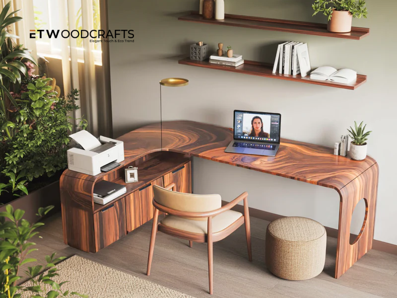 Wall Mounted L Shaped Desk - Smart Design for Modern Workspaces