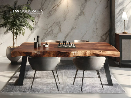 Style Your Dining Room With Live Edge Dining Table