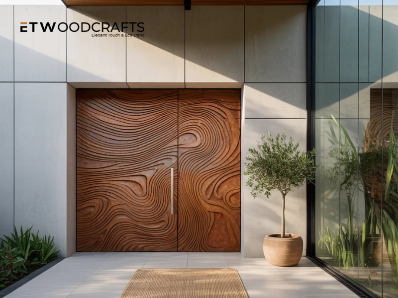 Sculpted Wood Doors - Craftsmanship That Defines Timeless Elegance