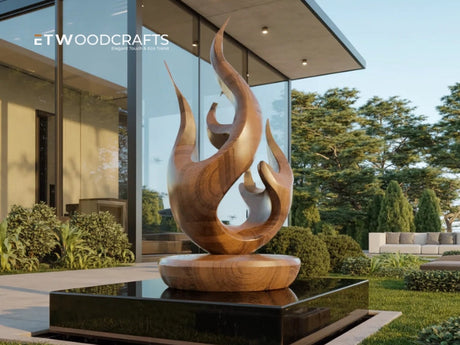 Outdoor Wooden Sculptures – Natural Art For Modern Living Spaces