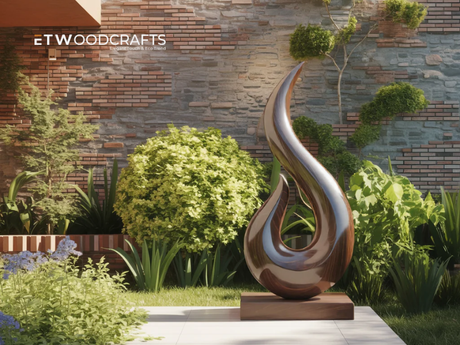 Mid Century Modern Wood Sculpture - Timeless Design Meets Organic Art