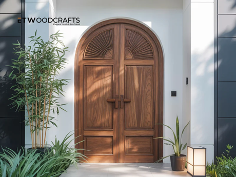 Modern Front Double Doors - Redefining Contemporary Home Entrances