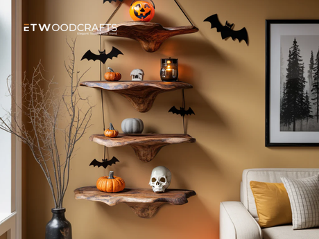 How To Decorate A Mushroom Shelf?